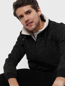 Campus Sutra - Men Stylish Solid Winter Casual Jackets