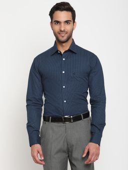 Cantabil - Men Navy Formal Shirt