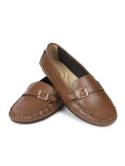 Yoho - Tan Bliss Comfortable Loafers for Women