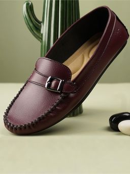 Yoho - Wine Bliss Comfortable Loafers for Women