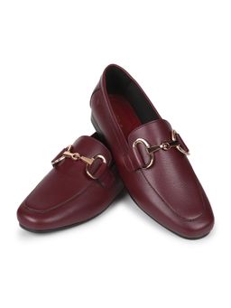Yoho - Wine Bliss Comfortable Loafers for Women