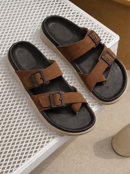 WROGN - Men Open Footwear mocha Stride Sandals