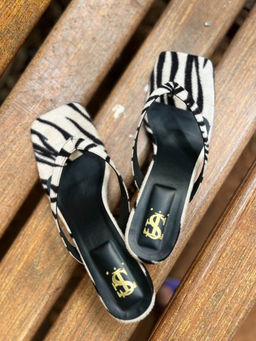 Shoe that fits you - Zebra Suede Heels