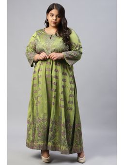 W - Green Floral Dress