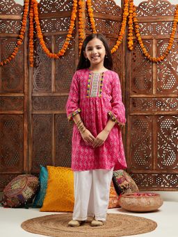 PSPeaches - Girls Kurta With Palazzos (Set of 2)