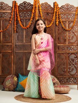 PSPeaches - Girls Kurta With Sharara & Dupatta (Set of 3)