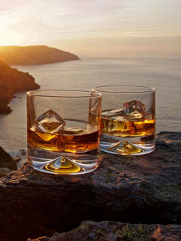 Dartington - Dimple Double Old Fashioned Whisky Glass for thinKitchen, Set of 2, 285 ml