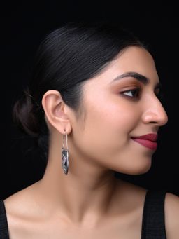 AG'S - Waheeda Pink Oxidised Balis