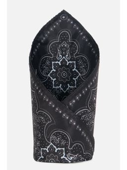 Allen Solly - Mens Black Party Pocket Square
