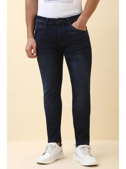 Allen Solly - Men Navy Slim Fit Light Wash Jeans