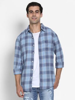 American Eagle - Men Blue Slim Fit Everyday Button Up Shirt