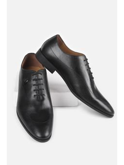 Louis Philippe - Black Lace Up Shoes