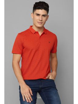 Louis Philippe - Orange Polo T-Shirt