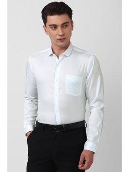 Peter England - Men White Slim Fit Formal Shirt