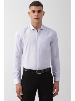 Peter England - Men Purple Regular Fit Formal Shirt
