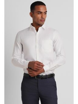 Peter England - Men White Slim Fit Formal Shirt