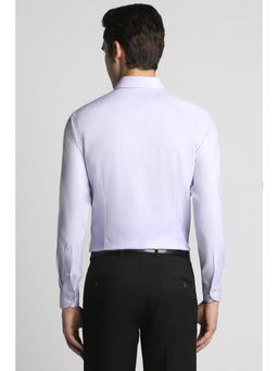 Peter England - Men Lilac Slim Fit Formal Shirt