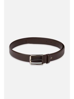 Peter England - Men Black Textured Leather Belt
