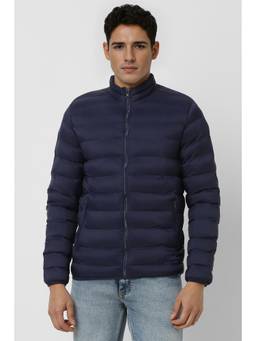 Peter England - Men Green Stripes Casual Jacket
