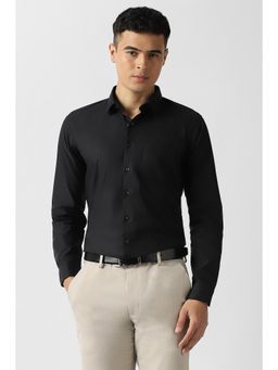 Van Heusen - Men Black Full Sleeves Casual Shirt