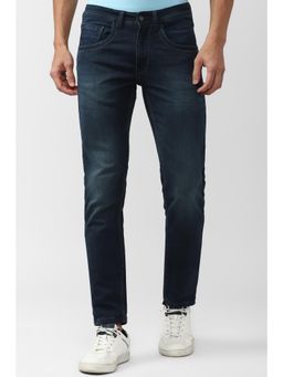 Van Heusen - Men Navy Dark Wash Skinny Fit Jeans