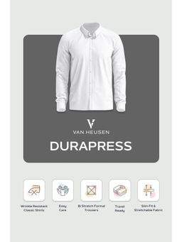 Van Heusen - Men Brown Solid Slim Fit Trouser