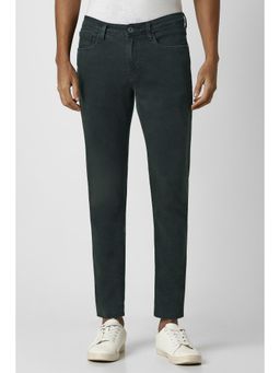 Van Heusen - Men Black Dark Wash Skinny Fit Jeans