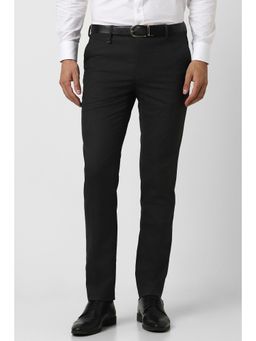 Van Heusen - Men Grey Check Slim Fit Trouser
