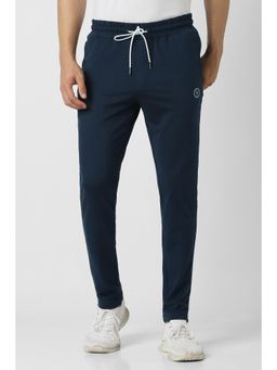Van Heusen - Men Navy Solid Casual Track Pant