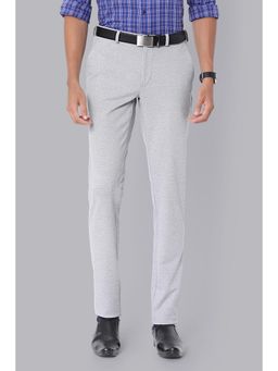 Van Heusen - Men Light Grey Dark Wash Slim Fit Trouser