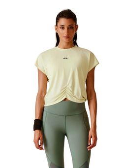 STRCH - Women Green Nylon Play Core T-Shirt