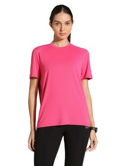 Silvertraq - Women Pink Traq Dry Oversized Crew Neck T-Shirt