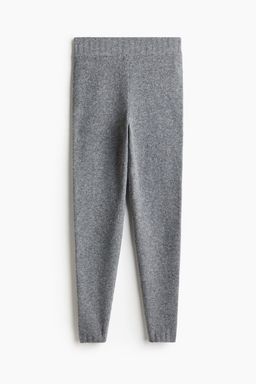 H&M - Women Grey Fine-Knit Leggings