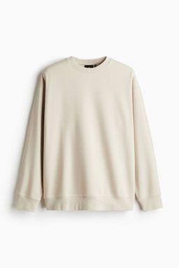 H&M - Men Beige Thermolite Loose Fit Sweatshirt