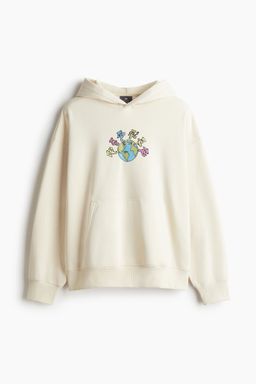 H&M - Men Multi-Color Oversized Fit Printed Hoodie