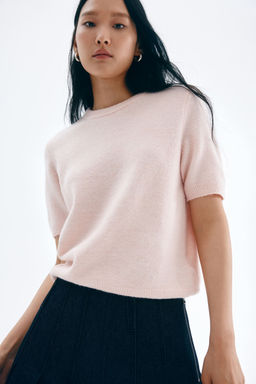 H&M - Women Pink Fine-Knit Jumper