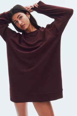 H&M - Women Red Sweatshirt Dress