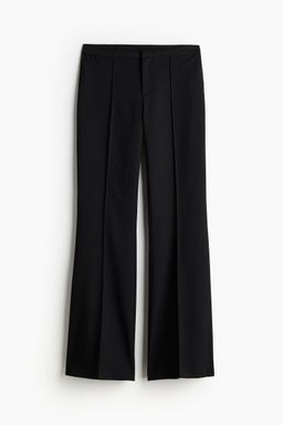 H&M - Women Black Fla Tailo Trousers