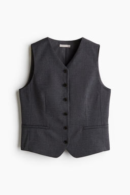 H&M - Women Grey Tailo Suit Waistcoat