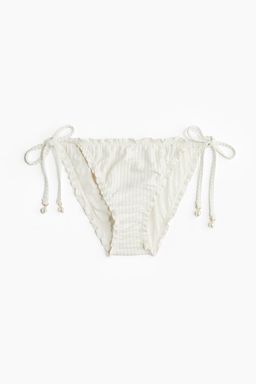 H&M - Women White Tie Tanga Bikini Bottoms