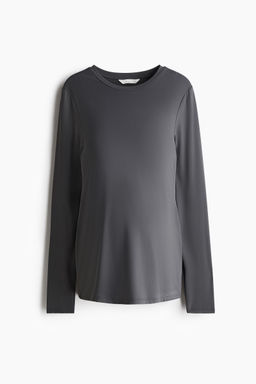 H&M - Women Grey Mama Microfibre Top