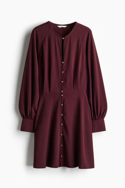 H&M - Women Red Long-Sleeved Dress