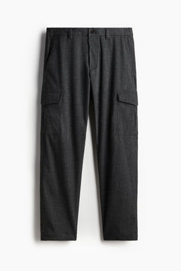 H&M - Men Grey Regular Fit Cargo Trousers