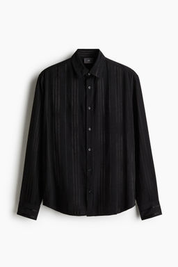 H&M - Men Black Regular Fit Shirt