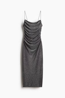 H&M - Women Grey Glittery Strappy Dress