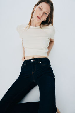 H&M - Women White Fine-Knit T-Shirt