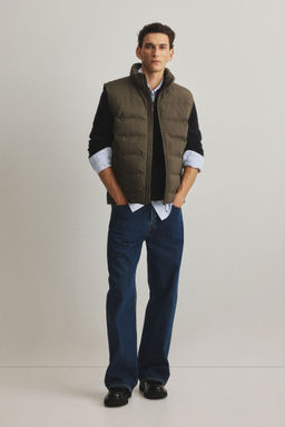 H&M - Men Green Padded Gilet