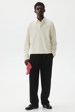 H&M - Men Black Relaxed Fit Trousers