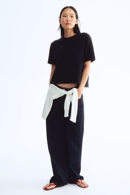 H&M - Women Blue Cable-Knit Jumper