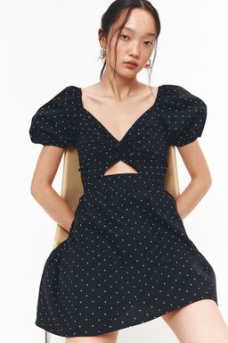 H&M - Women Black Twist-Detail Dress